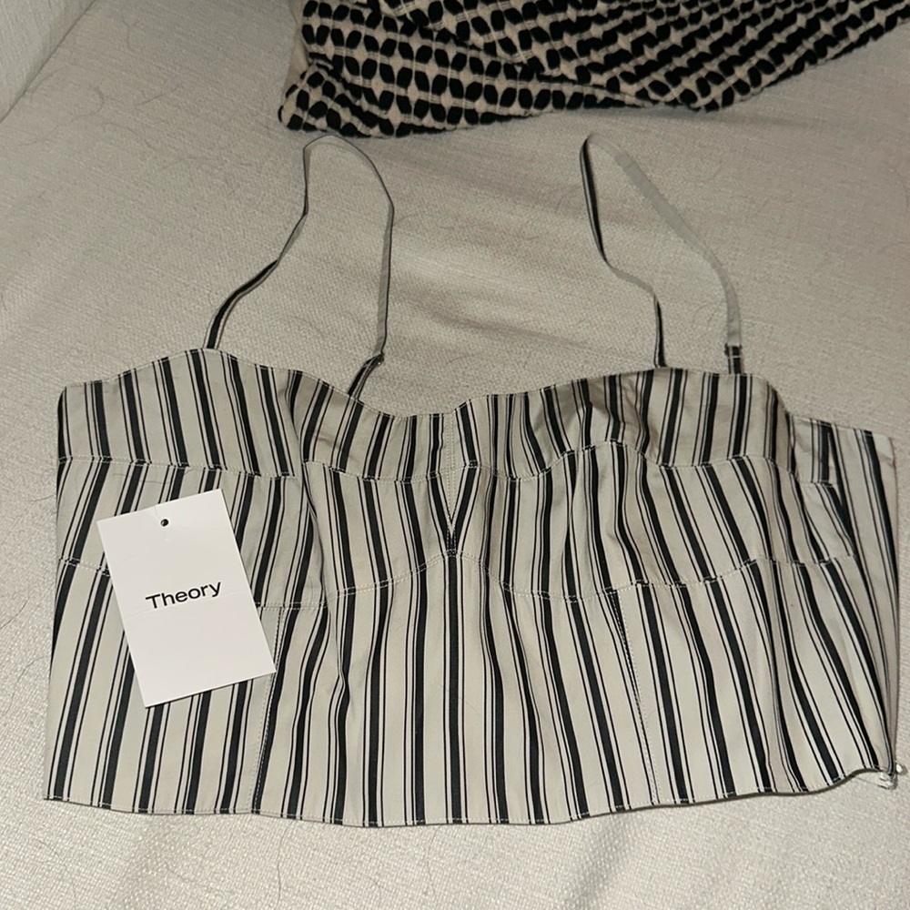 Women’s Vince Striped Bustier Shirt